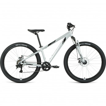 Велосипед FORWARD TORONTO 26 2.2 DISC (2021) серебристый/черный